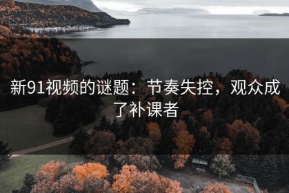 新91视频的谜题：节奏失控，观众成了补课者